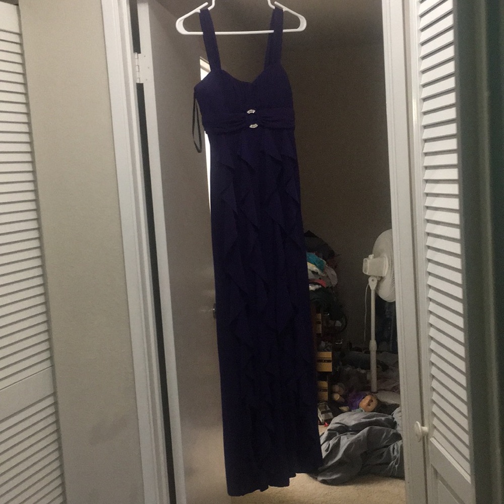 Long purple dress